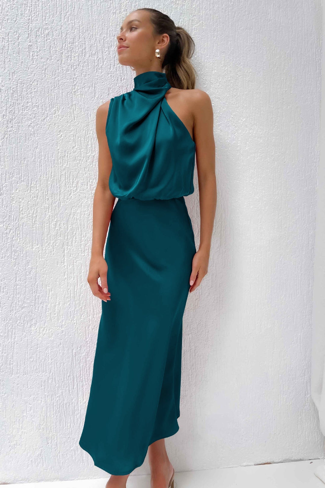 Colette | Satin flowing dress