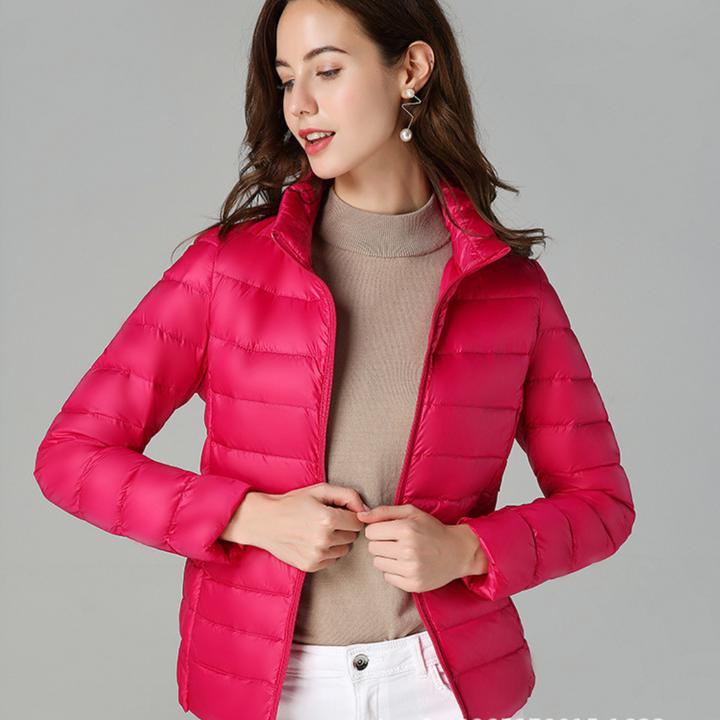 Arianna | New ultralight winter jacket in white duck down