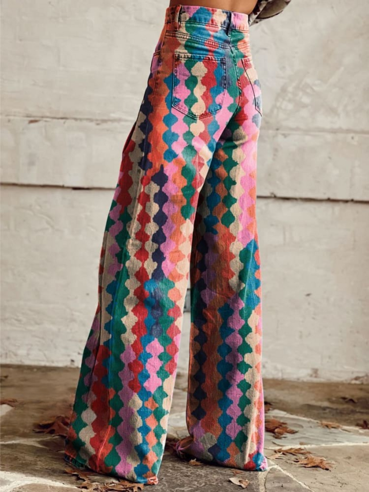 Chiara | Bohemian wide-leg trousers