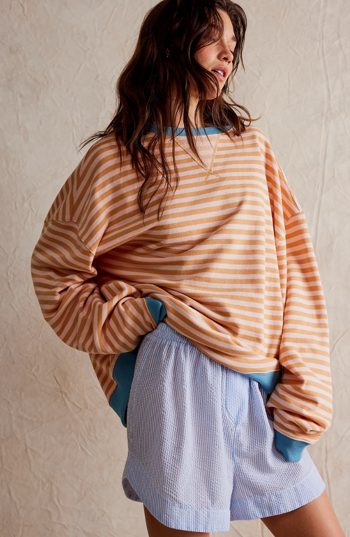 Ophelia | Horizon Oversize Striped Shirt