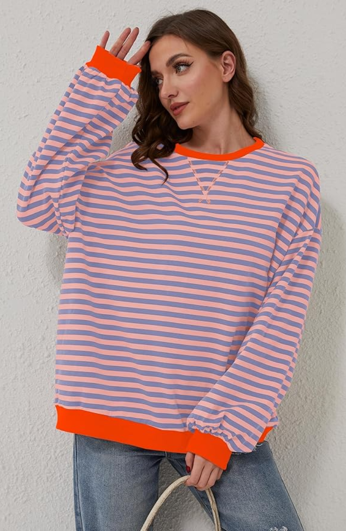 Ophelia | Horizon Oversize Striped Shirt