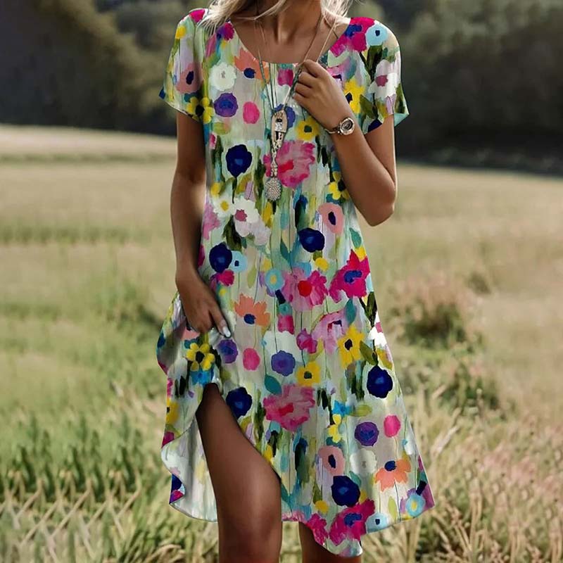 Charlize | Floral print dress