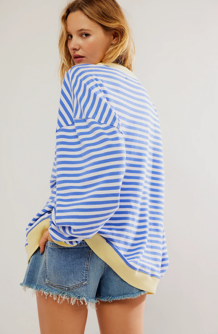 Ophelia | Horizon Oversize Striped Shirt