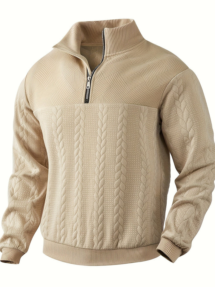 Romario | Men's Vintage Zip Sweater