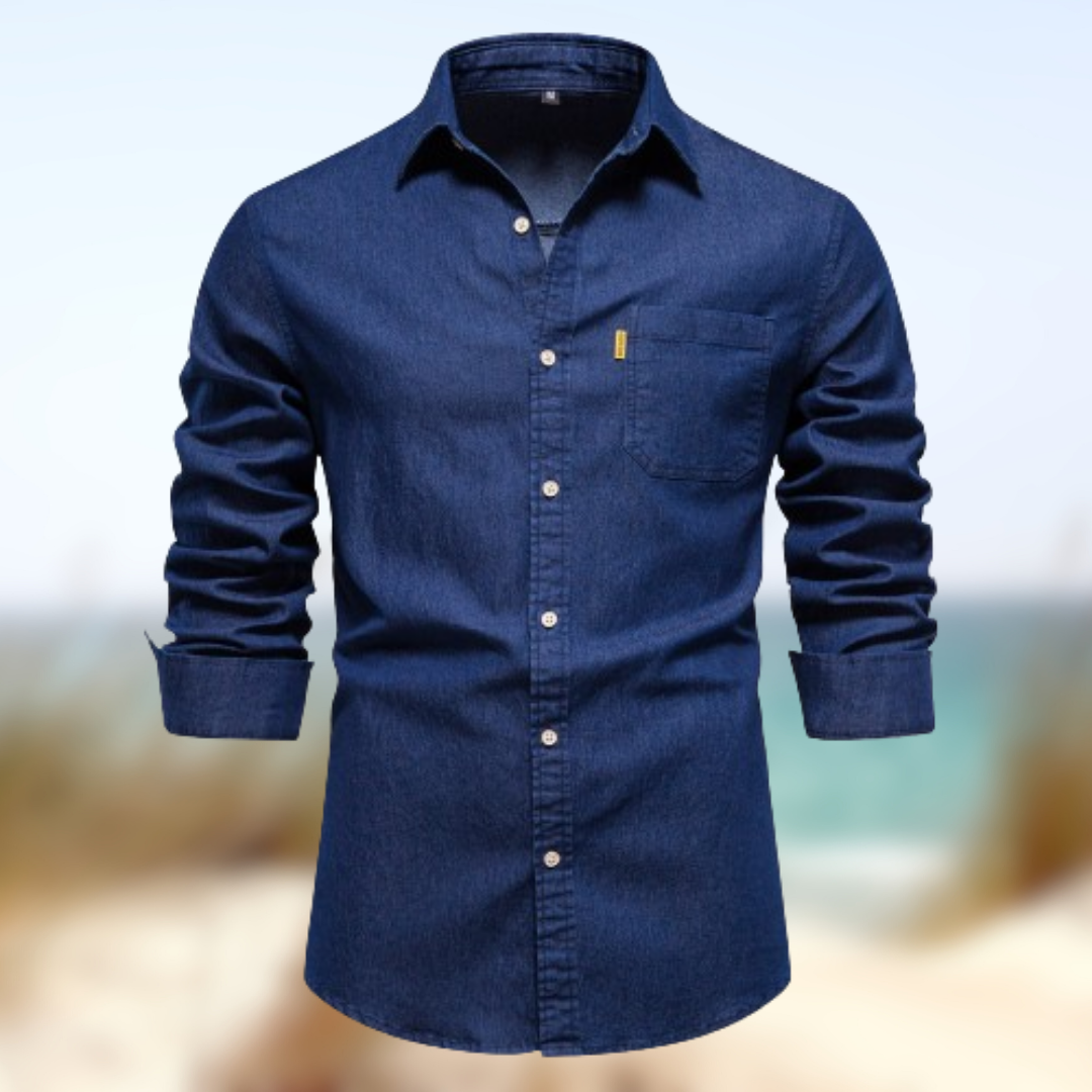 Jerome | Denim effect shirt