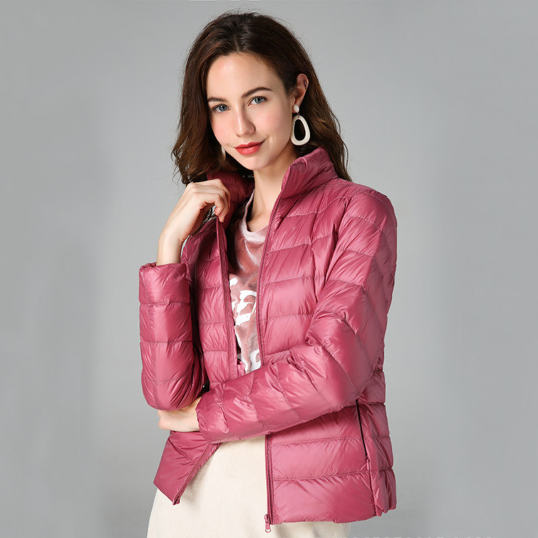 Arianna | New ultralight winter jacket in white duck down