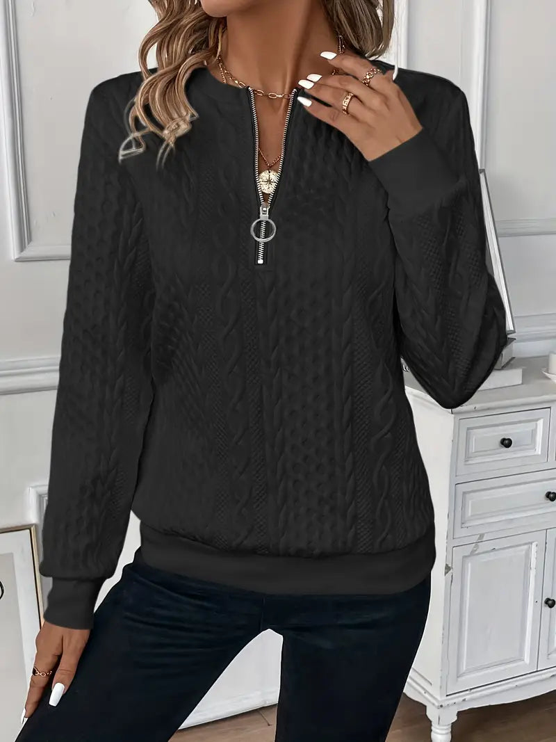 Phylicia | Winter jumper with zip