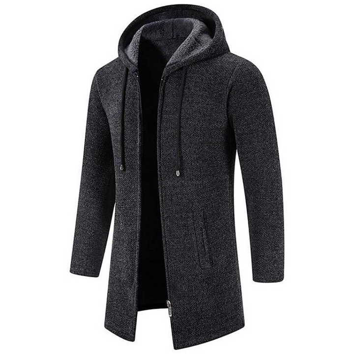 Charly | Men's wool hooded coat