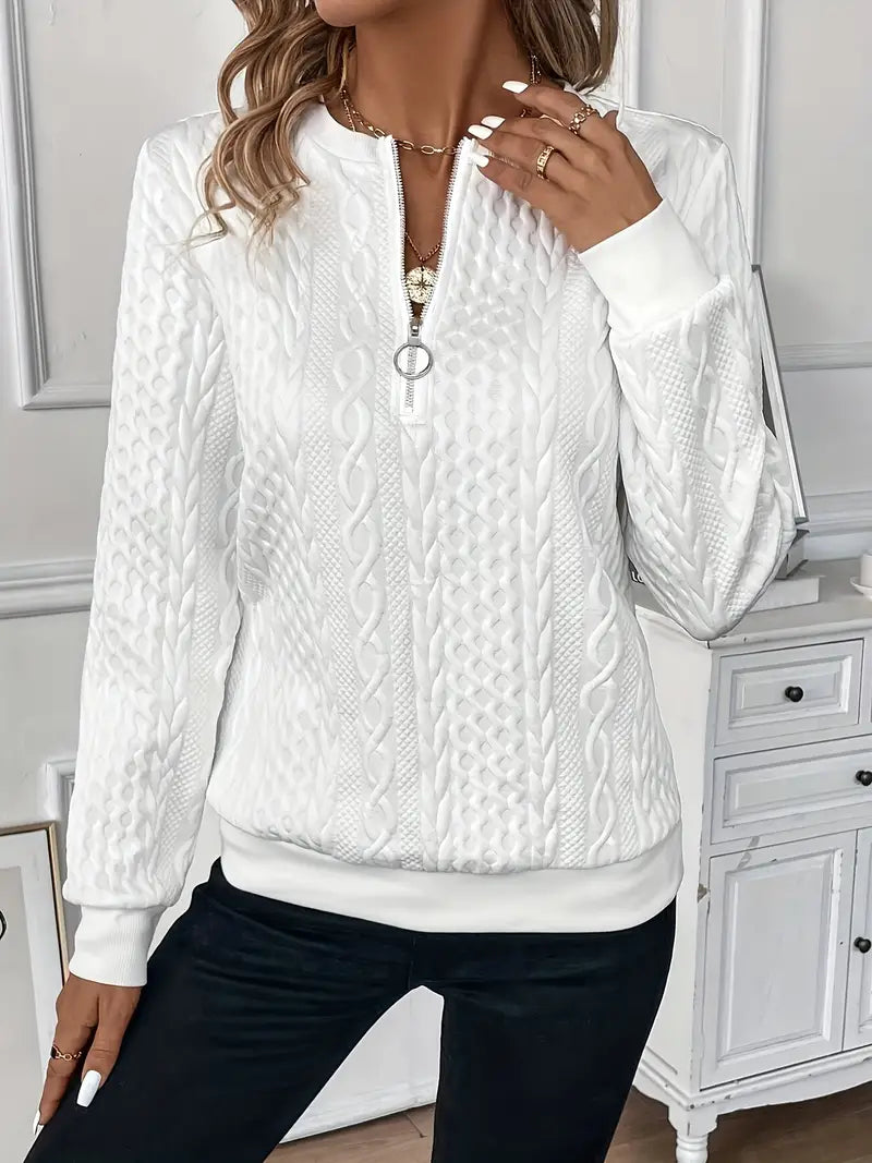 Phylicia | Winter jumper with zip