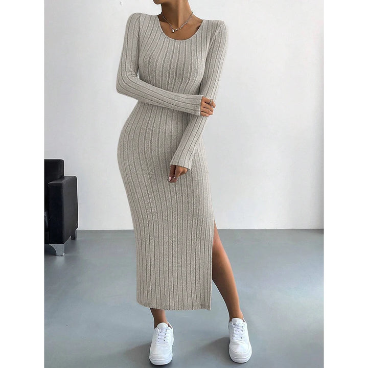 Mia | Bodycon Knitted Maxi Dress