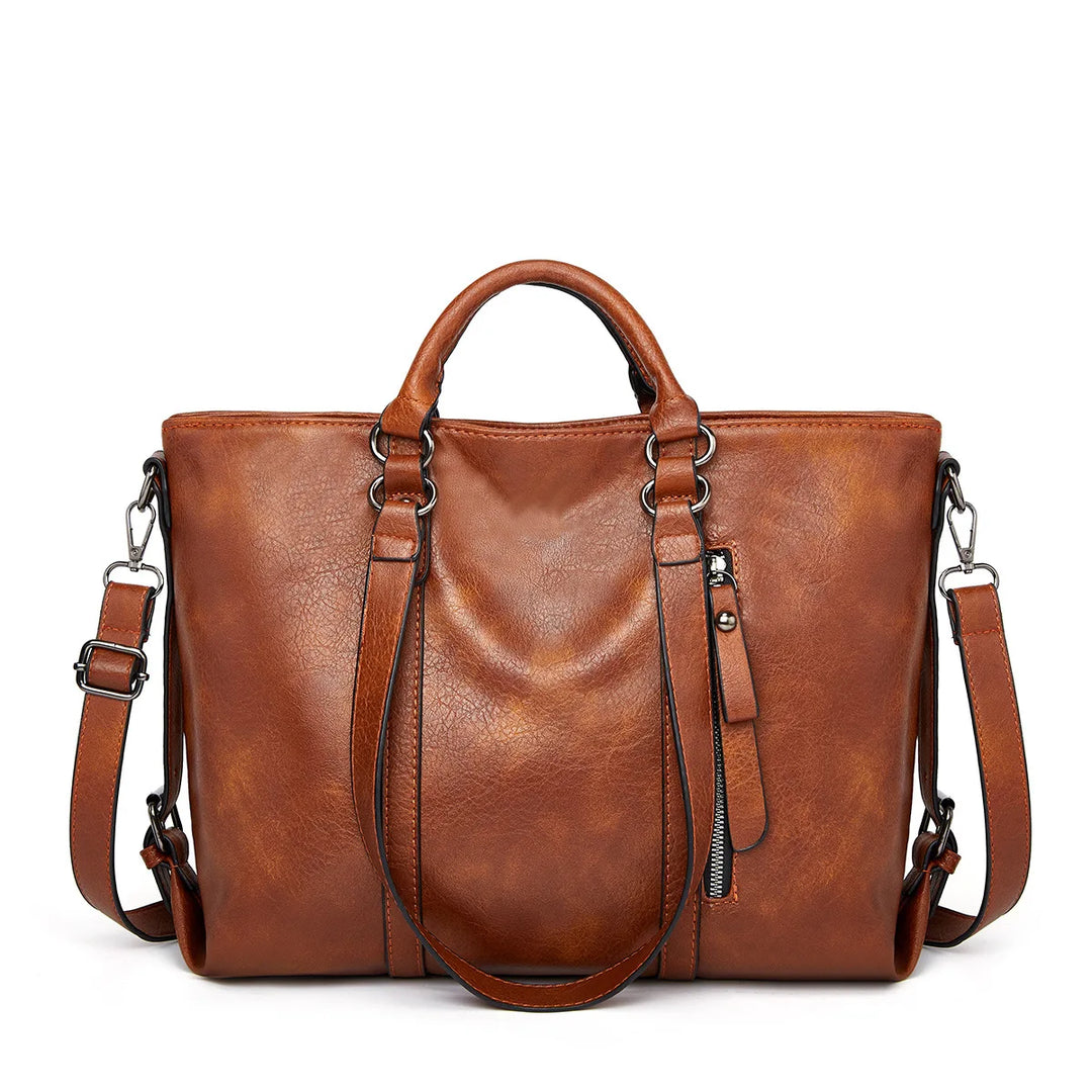 Sarah | Large leather shoulder bag