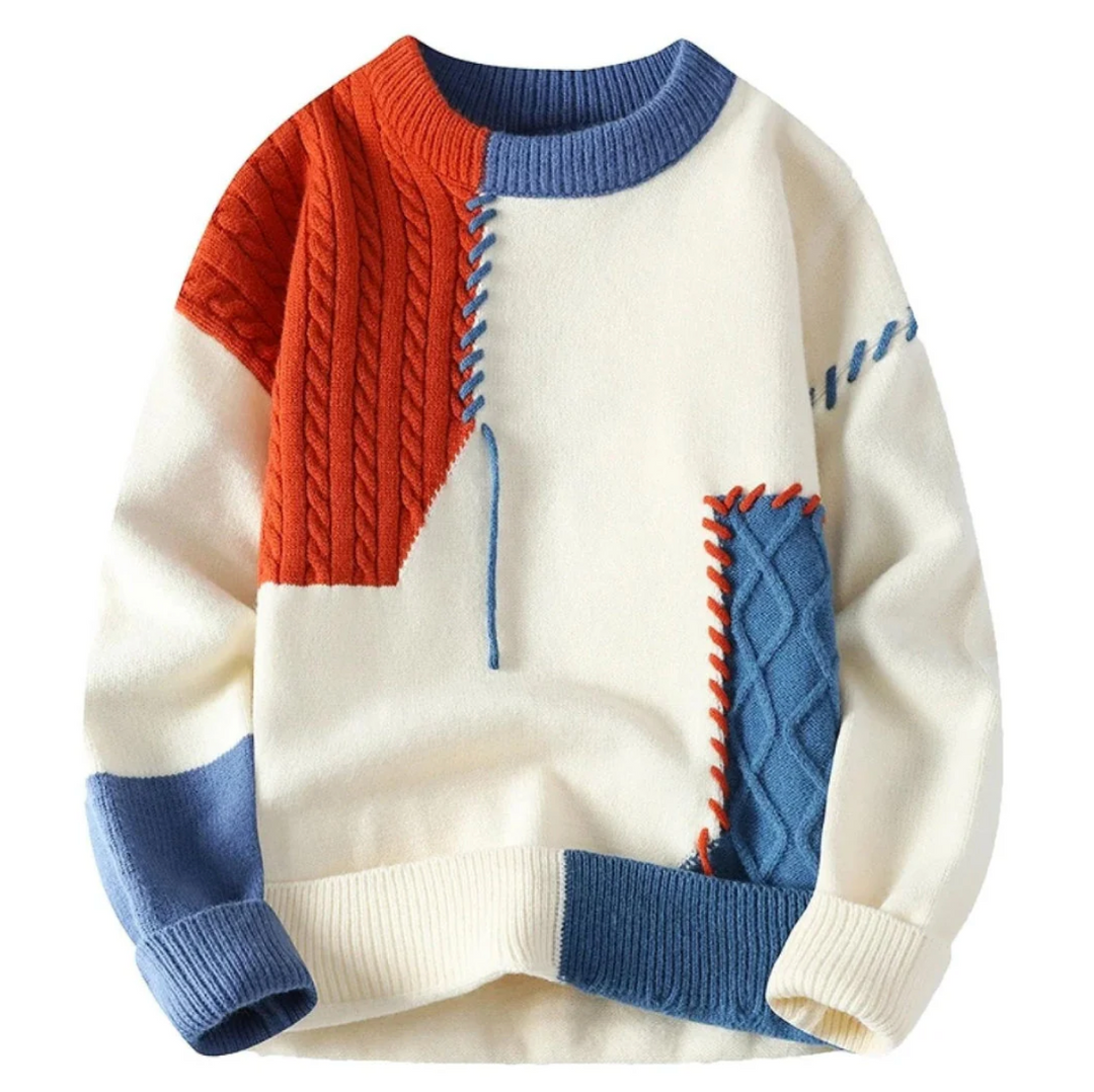 Arsenio | Mixed Knit Sweater