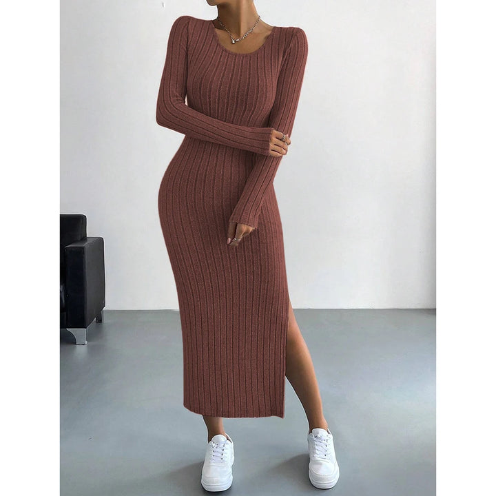 Mia | Bodycon Knitted Maxi Dress