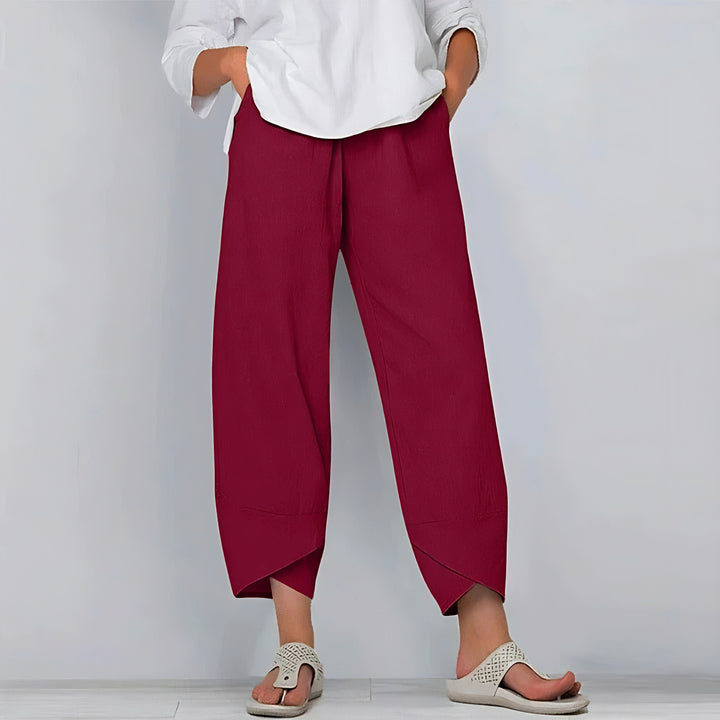 Ruby | Elegant Linen-Blend Pants