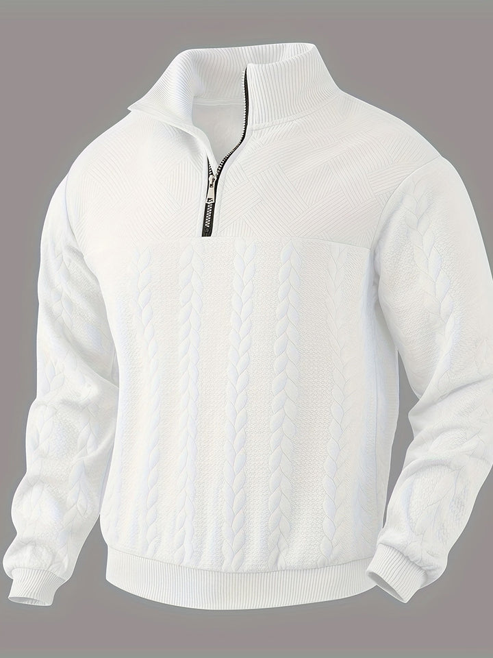 Romario | Men's Vintage Zip Sweater