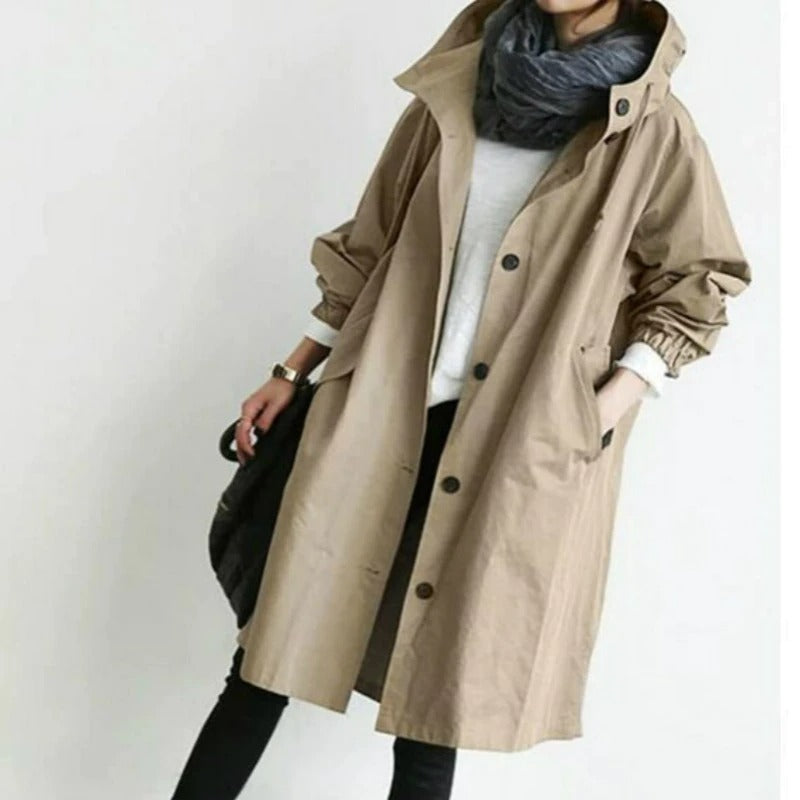 Avelaine | Refined, weatherproof trench coat