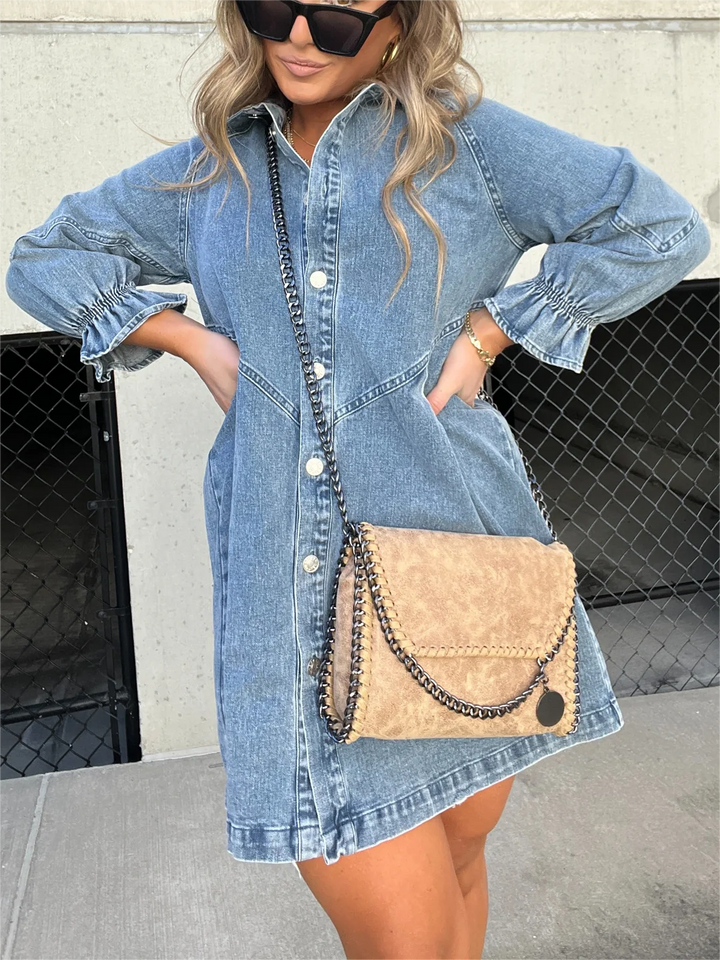 Emily | Trendy denim dress