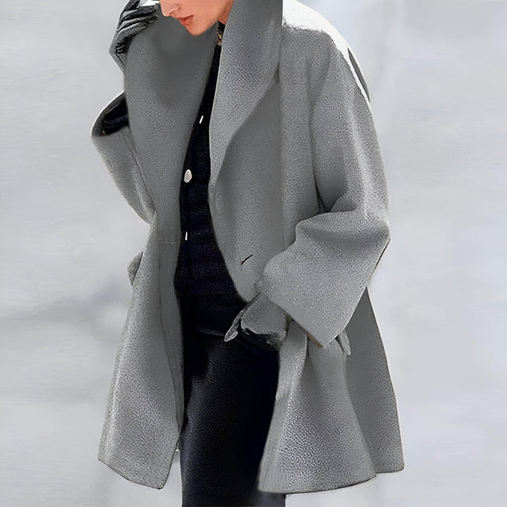 Lexa | Windproof wool coat with shawl collar