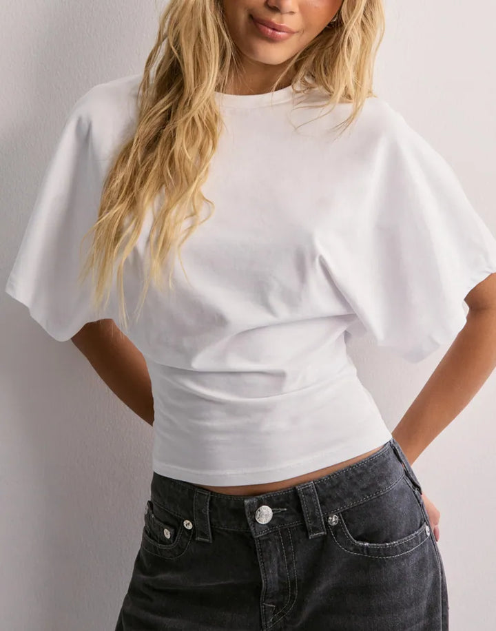 Ebony | The Vogue Drape Tee